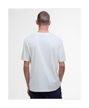Men's Barbour International Garland Graphic Striped T-Shirt - Dove Grey