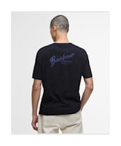 Men's Barbour International Pitstop Graphic T-Shirt - Black