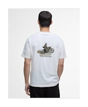 Men's Barbour International Apleton Graphic T-Shirt - Whisper White