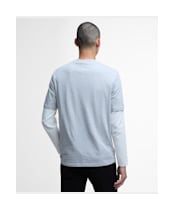 Men's Barbour International Giles Steve McQueen Graphic T-Shirt - Grey Marl
