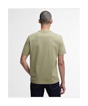Men's Barbour International Steve McQueen Rickman T-Shirt - Bleached Olive