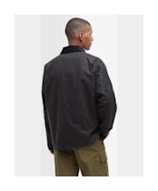 Men's Barbour Re-Engineered Short Bedale Waxed Jacket - Charcoal