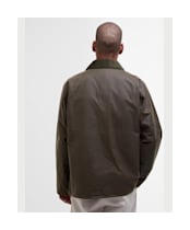 Men's Barbour Re-Engineered Short Bedale Waxed Jacket - Beech