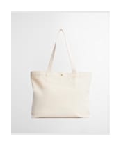 Barbour Logo Tote Bag - Ecru / Barbour Green
