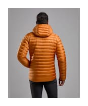 Men's Montane Anti-Freeze Packable Hooded Down Jacket - Flame Orange