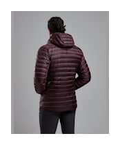 Men's Montane Anti-Freeze Packable Hooded Down Jacket - Dark Garnet