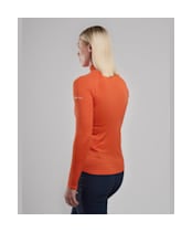 Women's Montane Dart Long Sleeve Zip Neck Top - Tigerlily