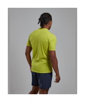 Men's Montane Dart Nano Zip T-Shirt - Citrus Spring