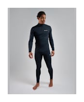 Men's Montane Dart XT Thermal Zip Neck Long Sleeved Baselayer Top - Black