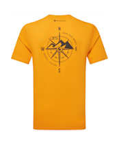 Men's Montane Impact Compass T-Shirt - Flame Orange