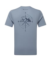 Men's Montane Impact Compass T-Shirt - Stone Blue