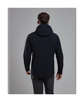 Men's Montane Khamsin Hooded Softshell Jacket - Black