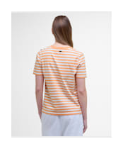 Women's Barbour Ferryside Top - PAPAYA/CLOUD