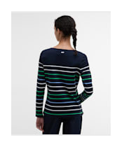 Women's Barbour Hawkins Top - Navy Stripe 2