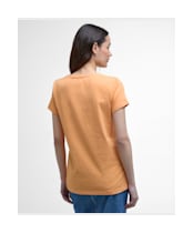 Women's Barbour Saltford T-Shirt - Papaya
