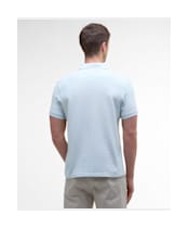 Men's Barbour Sports Polo 215G - BLEACHED BLUE