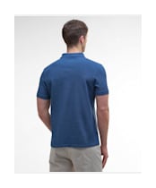 Men's Barbour Sports Polo 215G - Dark Denim