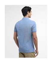 Men's Barbour International Essential Polo - MANOR BLUE