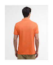 Men's Barbour International Essential Polo - Flame Orange