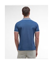 Men's Barbour Denwick Polo Shirt - Dark Denim