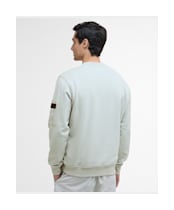 Men's Barbour International Grip Crew Neck Sweatshirt - Mineral Grey
