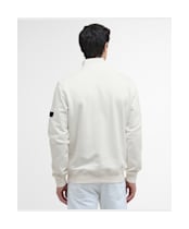 Men's Barbour International Ewan Half Zip Funnel Neck - Whisper White