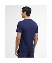 Men's Barbour International Small Logo Tee - Pigment Navy