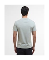Men's Barbour International Small Logo Tee - Mineral Grey