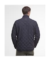 Men's Barbour Waterproof Shoveler Quilted Jacket - Navy