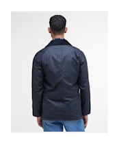 Men's Barbour Lightweight Ashby Waxed Jacket - Royal Navy