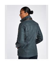 Women's Dubarry Mountrath Waxed Jacket - Dark Pebble