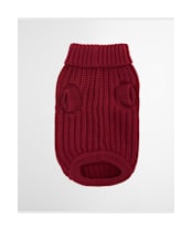 Barbour Saltburn Dog Jumper - Biking Red