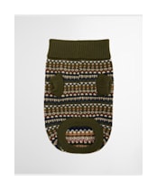 Barbour Marlow Fair Isle Dog Jumper - Olive