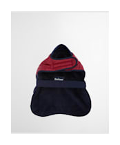 Barbour Brampton Quilted Dog Coat - Red / Navy