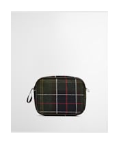 Women's Barbour Allowhay Tartan Wash Bag - Classic Tartan