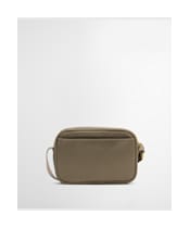 Women's Barbour International Qualify Micro Crossbody Bag - Dusky Khaki