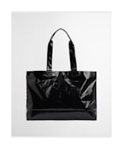 Women's Barbour International High Shine Tote Bag - Black
