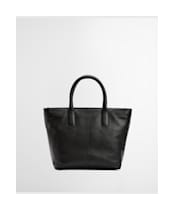 Women's Barbour Birch Leather Tote Bag - Black