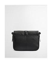 Women's Barbour Rosa Leather Crossbody Bag - Black