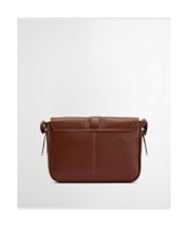 Women's Barbour Rosa Leather Crossbody Bag - Brown