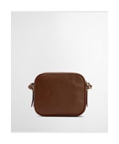 Women's Barbour Daphne Leather Crossbody Bag - Brown