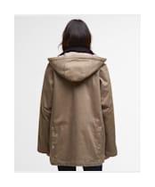 Women's Barbour Delfina Casual Jacket - Military Brown