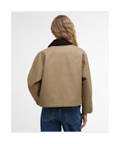 Women's Barbour Phoebe Casual Jacket - MILITARY BROWN/N