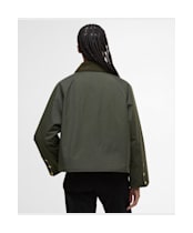 Women's Barbour Phoebe Casual Jacket - Olive / Brown