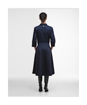 Women's Barbour Saffron Midi Dress - Dark Navy