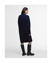 Women's Barbour Belford Knitted Mini Dress - Navy