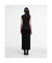 Women's Barbour International Havana Midi Dress - Black