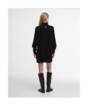 Women's Barbour International Saskia Knitted Mini Dress - Black