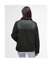 Women's Barbour Laurel Fleece Jacket - Olive / Sage