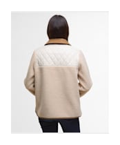 Women's Barbour Laurel Fleece Jacket - NATURAL/ MIST